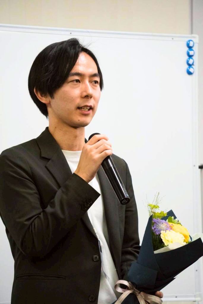 社内スピーチの様子